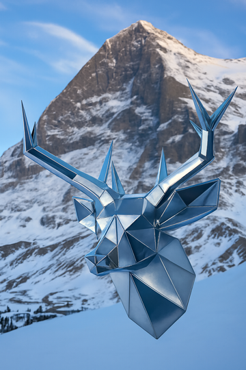 Tête de Cerf Polygonale