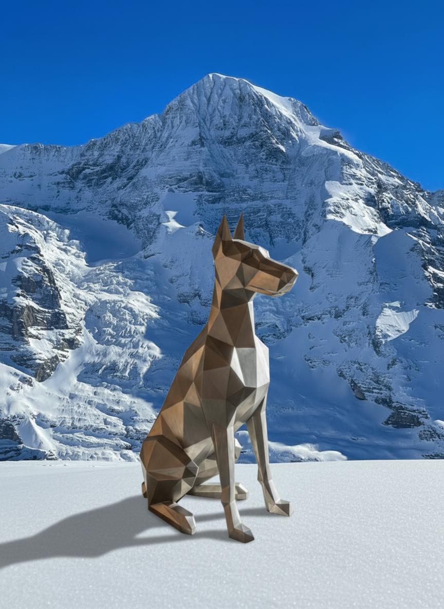 Doberman 171 Polygonal